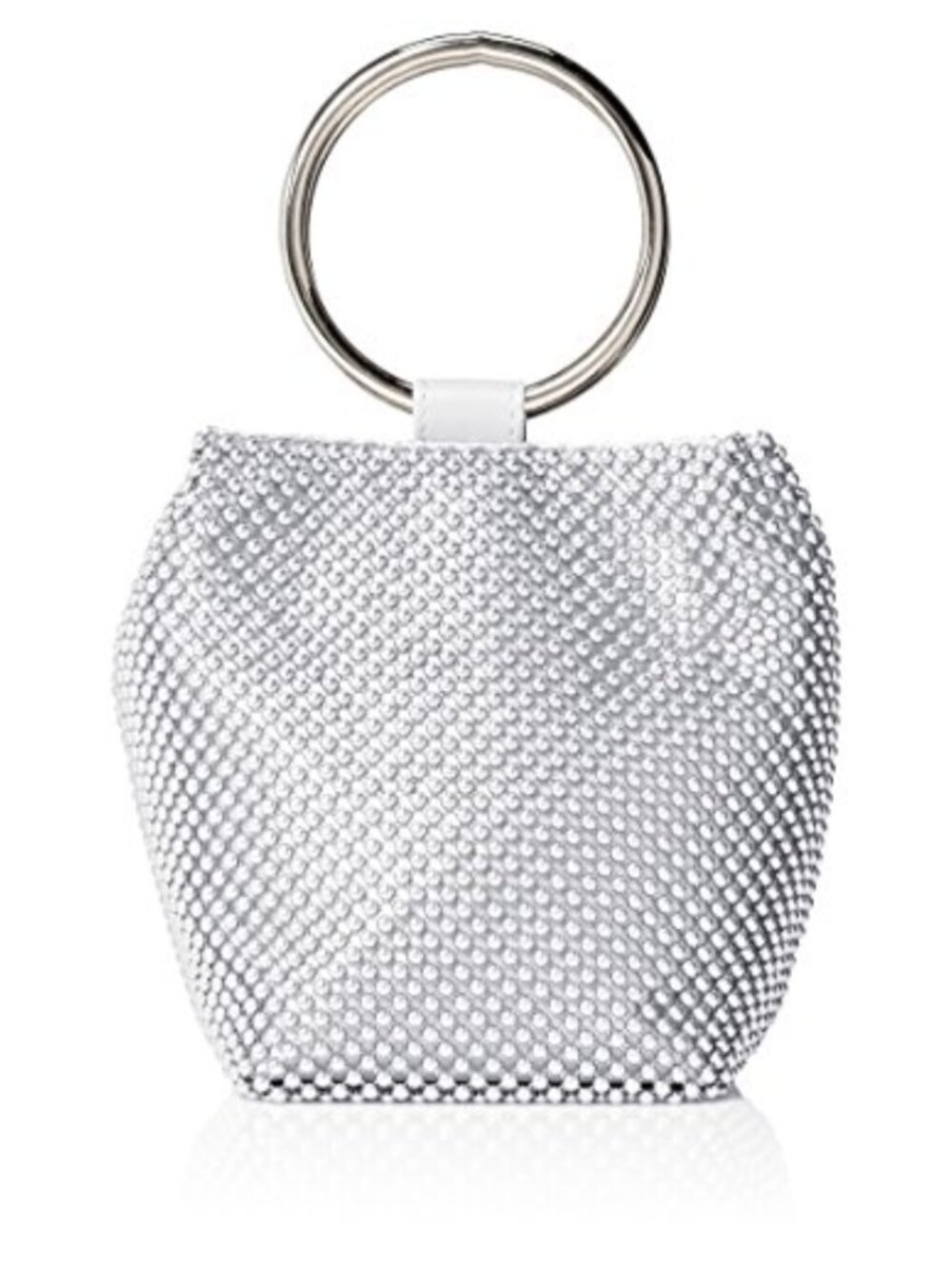 Mesh Ring Wristlet Pouch Clutch Evening Bag Formal